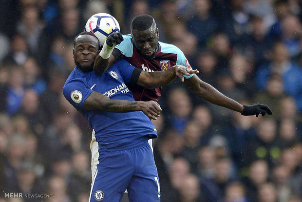 دیدار تیم های فوتبال چلسی و وستهم‎