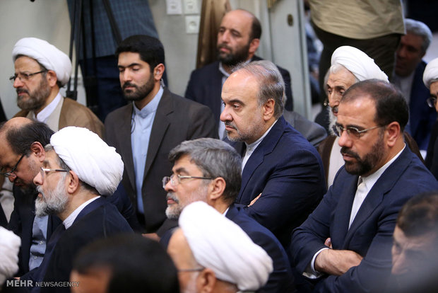 دیدار نوروزی جمعی از مسئولان کشور با رهبرانقلاب اسلامی