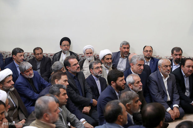 دیدار نوروزی جمعی از مسئولان کشور با رهبرانقلاب اسلامی