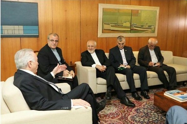 Iranian FM, Brazilian pres. call for coop. in oil, gas sector