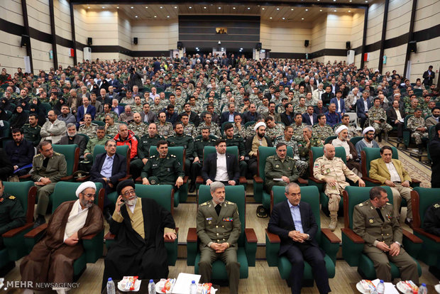 مراسم تكريم الفريق الشهيد  "صياد شيرازي" بحضور وزير الدفاع