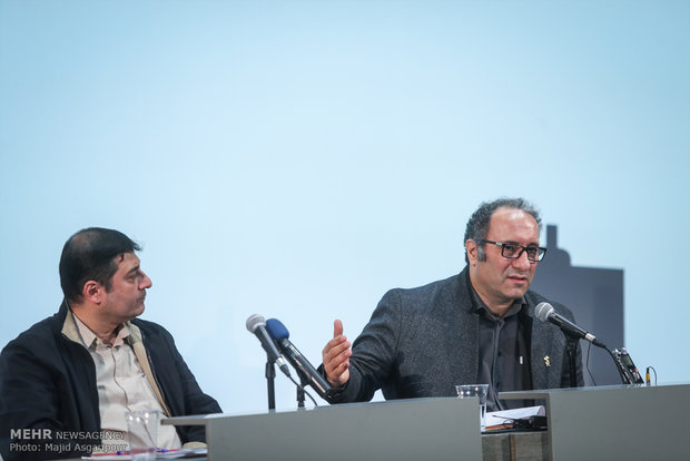 نشست خبری رضا میرکریمی دبیر سی و ششمین جشنواره بین المللی فیلم فجر