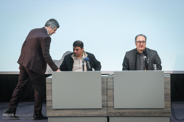 نشست خبری رضا میرکریمی دبیر سی و ششمین جشنواره بین المللی فیلم فجر