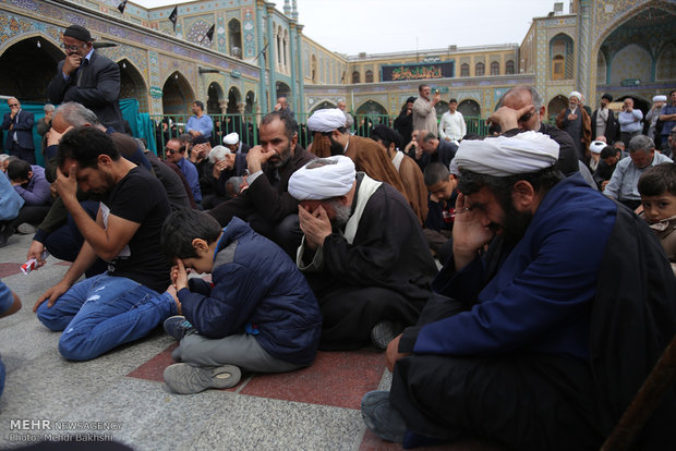 عزاداری شهادت امام موسی کاظم (ع) در قم