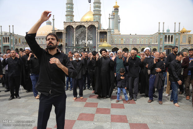 عزاداری شهادت امام موسی کاظم (ع) در قم