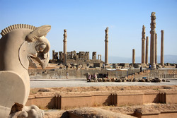 The ruins of Persepolis once a ceremonial capital of the Achaemenid Empire (c. 550–330 BC)