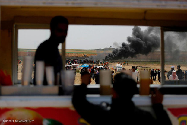 ادامه اعتراضات در نواز غزه