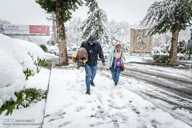 April snow in Karaj