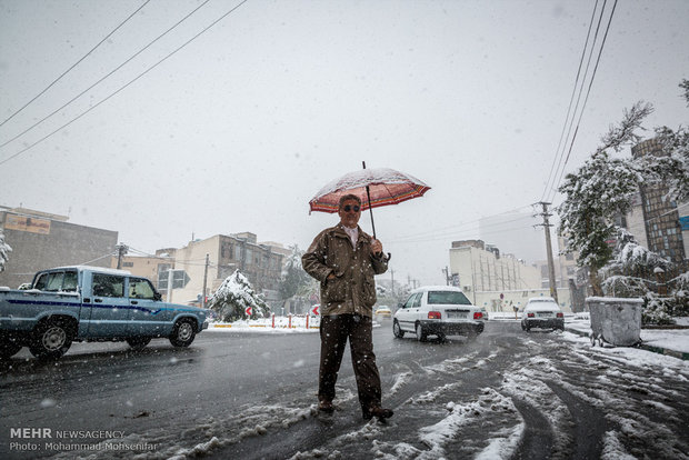 April snow in Karaj