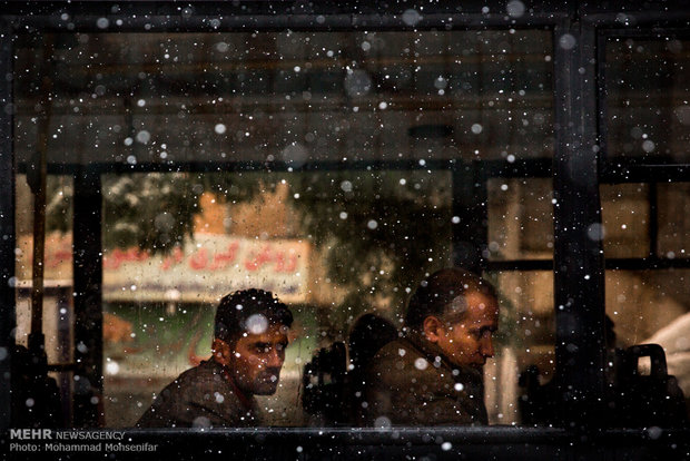 April snow in Karaj