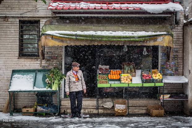 April snow in Karaj