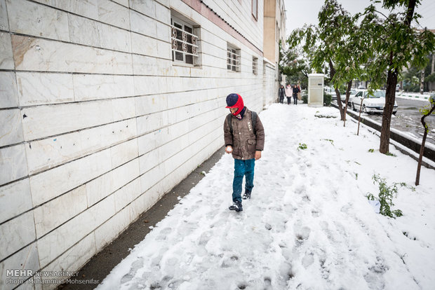 April snow in Karaj