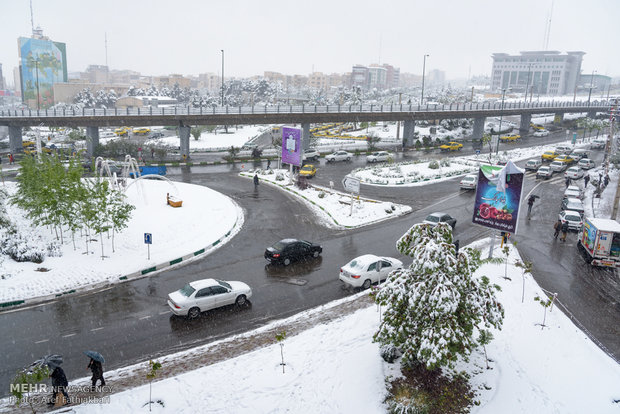 April snow in Karaj