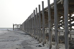 A view of Shrafkhaneh port, northeast coast of Lake Urmia. Photo by Mohammad Ali Haqshenas / Tehran Times