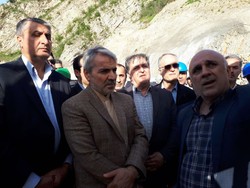 معاون رئیس جمهور از پروژه های سد هراز بازدید کرد معاون رئیس جمهور از پروژه های سد هراز بازدید کرد