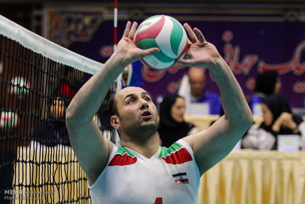 دیدار تیم های والیبال نشسته ایران و روسیه‎