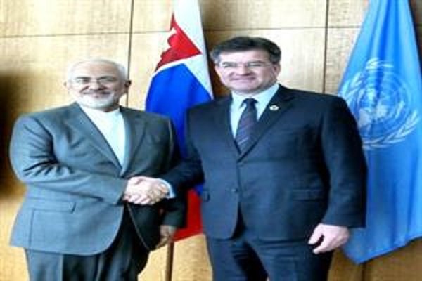 Iran FM, UNGA president meet in New York 