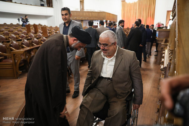 مراسم تجلیل از نمایندگان و کارمندان جانباز مجلس شورای اسلامی