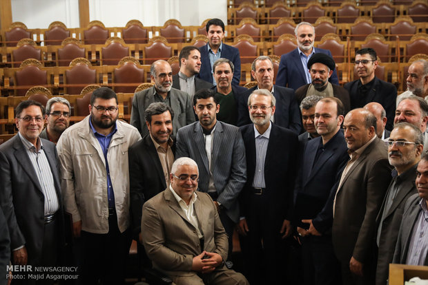 مراسم تجلیل از نمایندگان و کارمندان جانباز مجلس شورای اسلامی