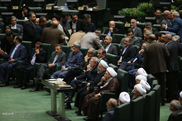 نشست مشترک قوای سه‌گانه در مجلس