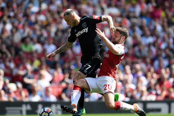 پیروزی پرگل آرسنال مقابل وستهام