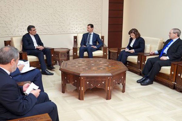 Assad, Jaberi Ansari confer on Syria’s latest development