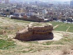 A general view of Rab’-e Rashidi in Tabriz, northwest Ira