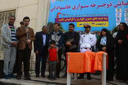 همایش دوچرخه سواری خانوادگی در گرگان برگزار شد