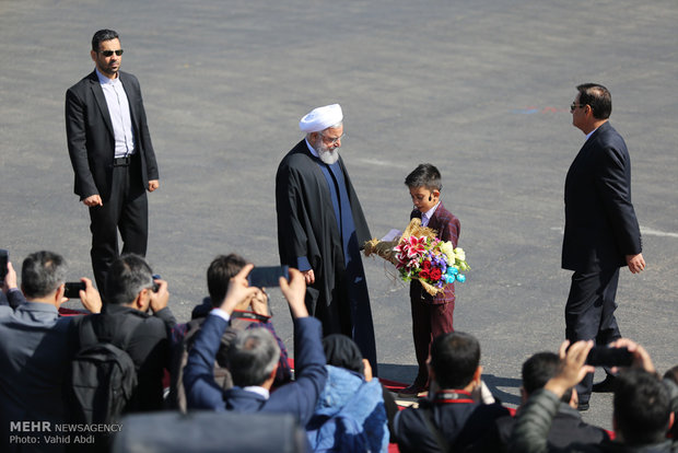 Pres. Rouhani visits Tabriz on provincial tour