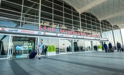 A view of Erbil International Airport