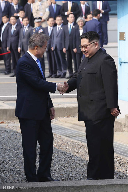 اللقاء التاريخي لرئيسي الكوريتين