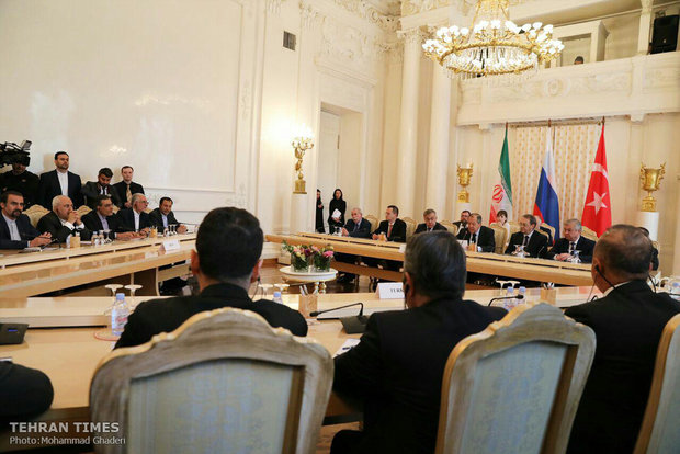 Iran, Russia, Turkey meet in Moscow