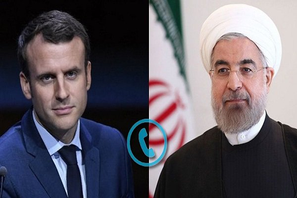 US has no right to use JCPOA mechanism, Rouhani tells Macron