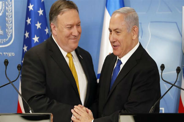 پمپئو: با نتانیاهو درباره ایران گفتگو کردم