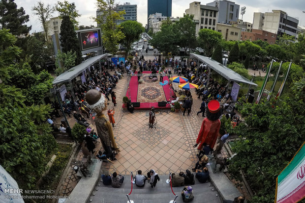 Street theaters staged in Tehran