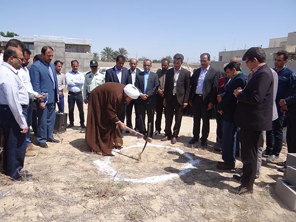 عملیات اجرایی مدرسه شش کلاسه در شهر کاکی آغاز شد