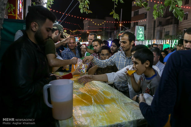 مراسم احياء احتفال النصف من شعبان في طهران