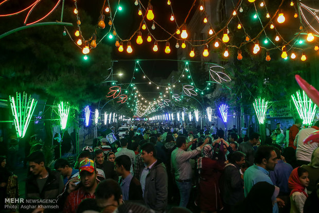 مراسم احياء احتفال النصف من شعبان في طهران