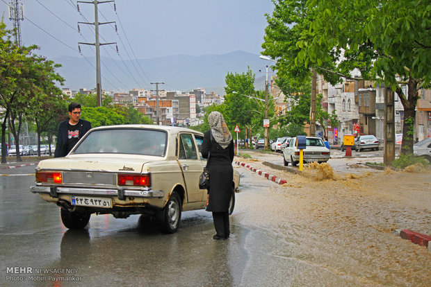 الامطار بمدينة سنندج 