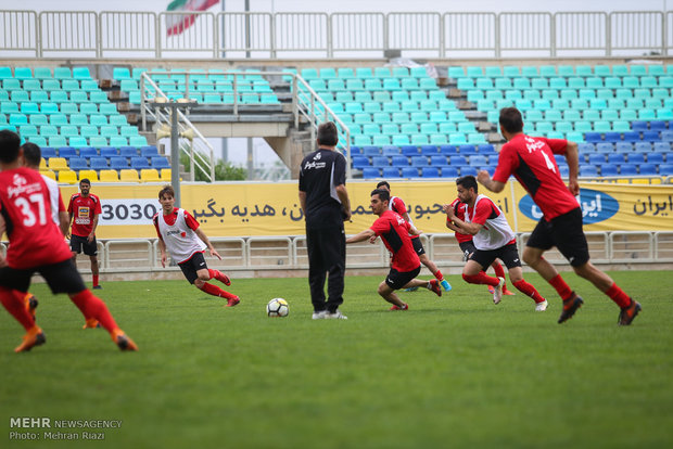 آخرین تمرین پرسپولیس در تهران قبل بازی با الجزیره امارات
