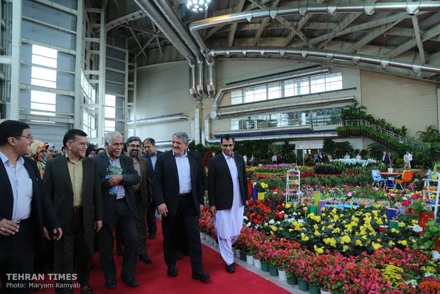 Intl. Exhibition of Flowers, Plants, Park Equipment and Related Industries opens in Tehran