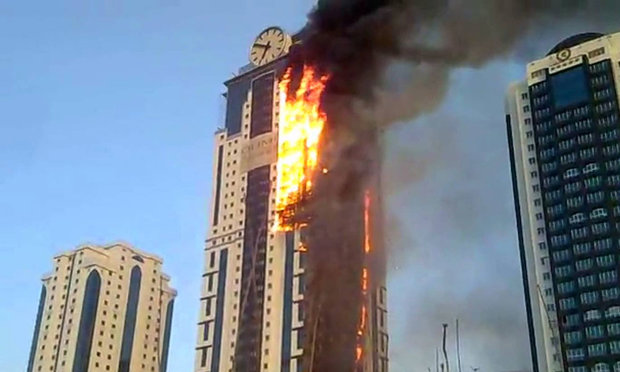 سعودی عرب میں عمرہ زائرین کے ہوٹل میں آگ لگ گئی
