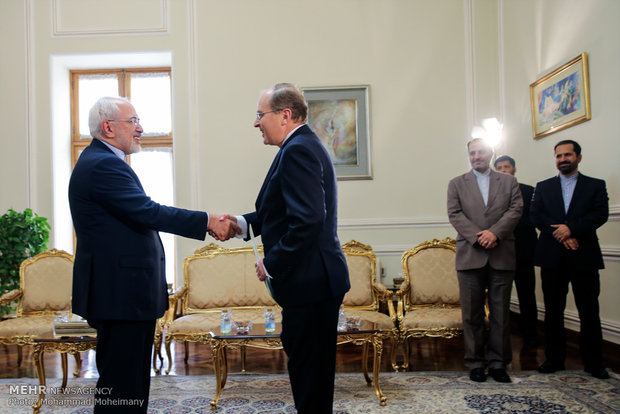 Zarif and New Zealand's ambassador to Tehran meet on Sun.