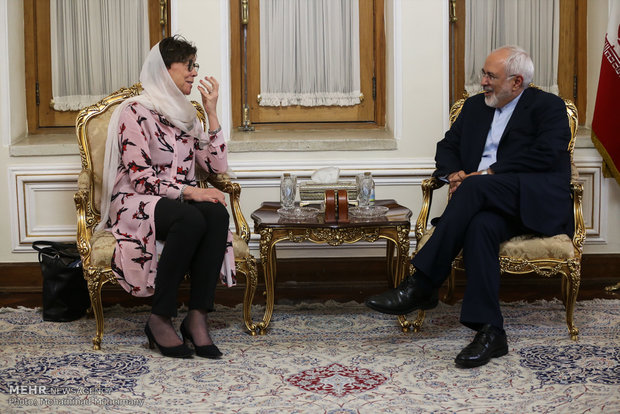 ایرانی وزیر خارجہ سے نیوزی لینڈ کے سفیر کی ملاقات