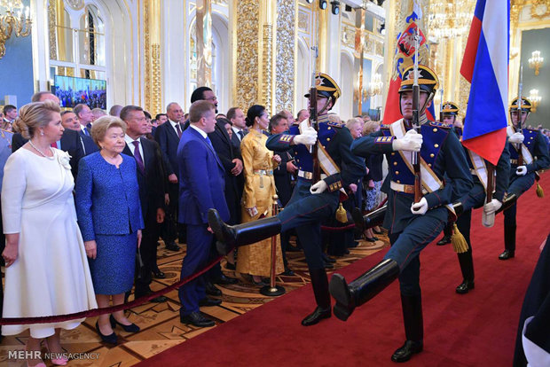 Vladimir Putin'in yemin töreninden kareler