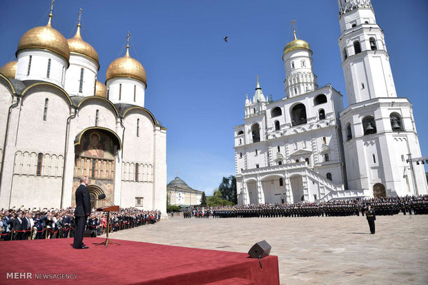 Vladimir Putin'in yemin töreninden kareler