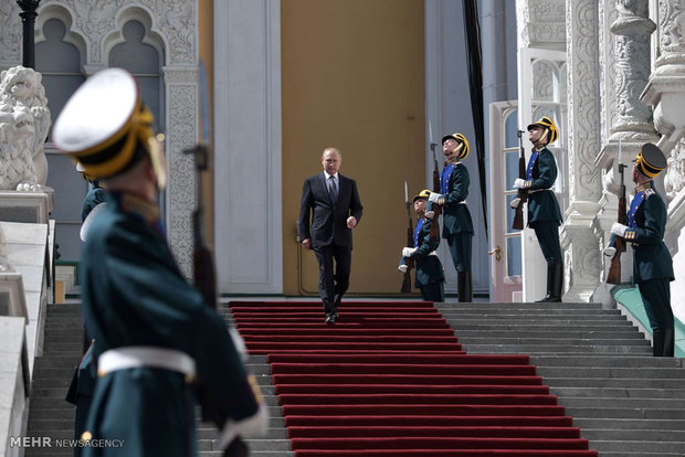 Vladimir Putin'in yemin töreninden kareler