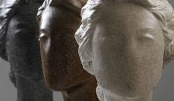 Sculptures from Iranian artist Kurosh Golnari’s collection “Silence”