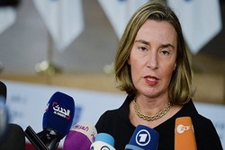 موگرینی: با کشورهای عربی برای حل مناقشه اعراب و اسرائیل همکاری می‌کنیم