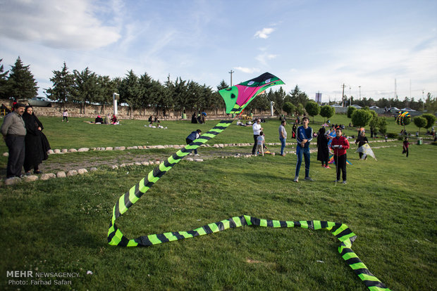 Kite festival in Qazvin